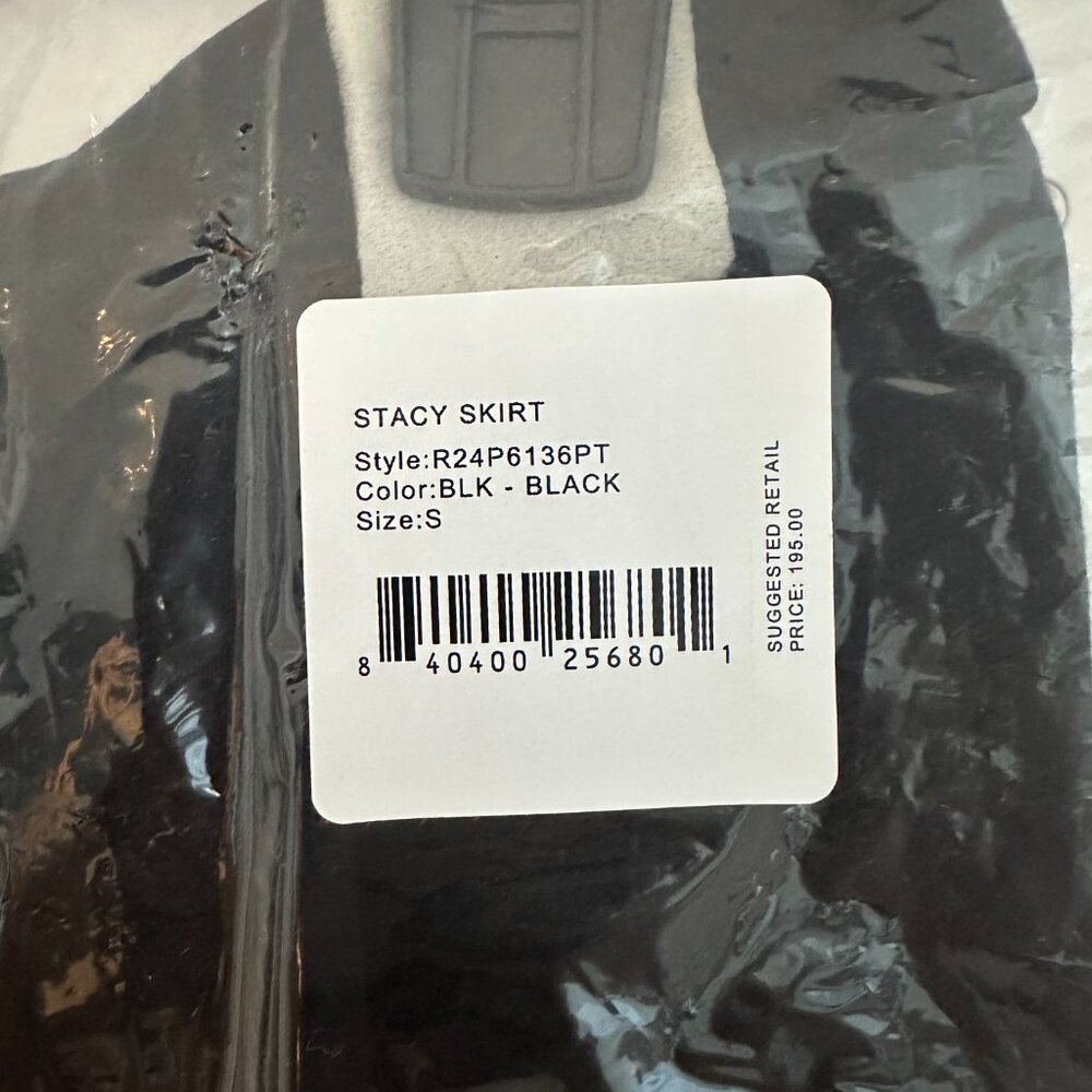 NWT STAUD Stacy Skirt - Black/Small - Picture 6 of 6